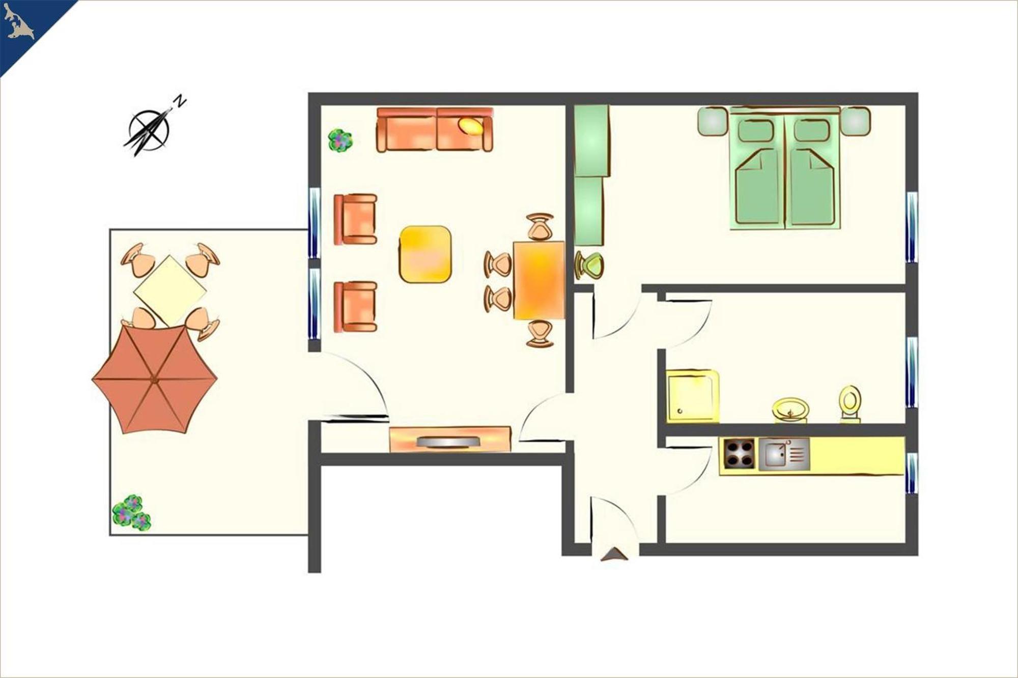 Waldsiedlung Waldhaus App 4.2 Apartment Корсванд Екстериор снимка